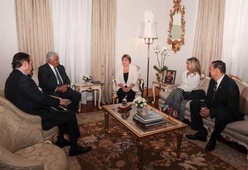 Presidente Mulino recibe a la aspirante a la Secretaría de la ONU Michelle Bachelet 2 IMG 20260518 WA0435
