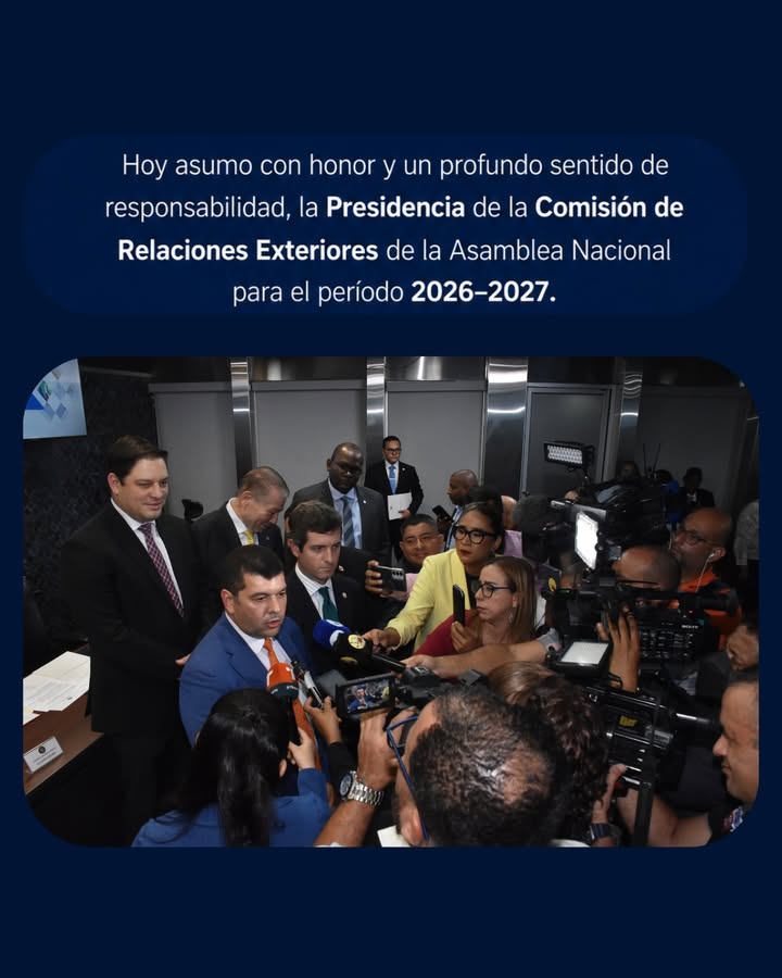 H.D Joan Manuel Guevara asume la Presidencia de la Comisión de Relaciones Exteriores de la Asamblea Nacional para el período 2026–2027 5 IMG 20260723 WA0394